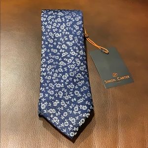 Simon Carter tie 100% silk NWT